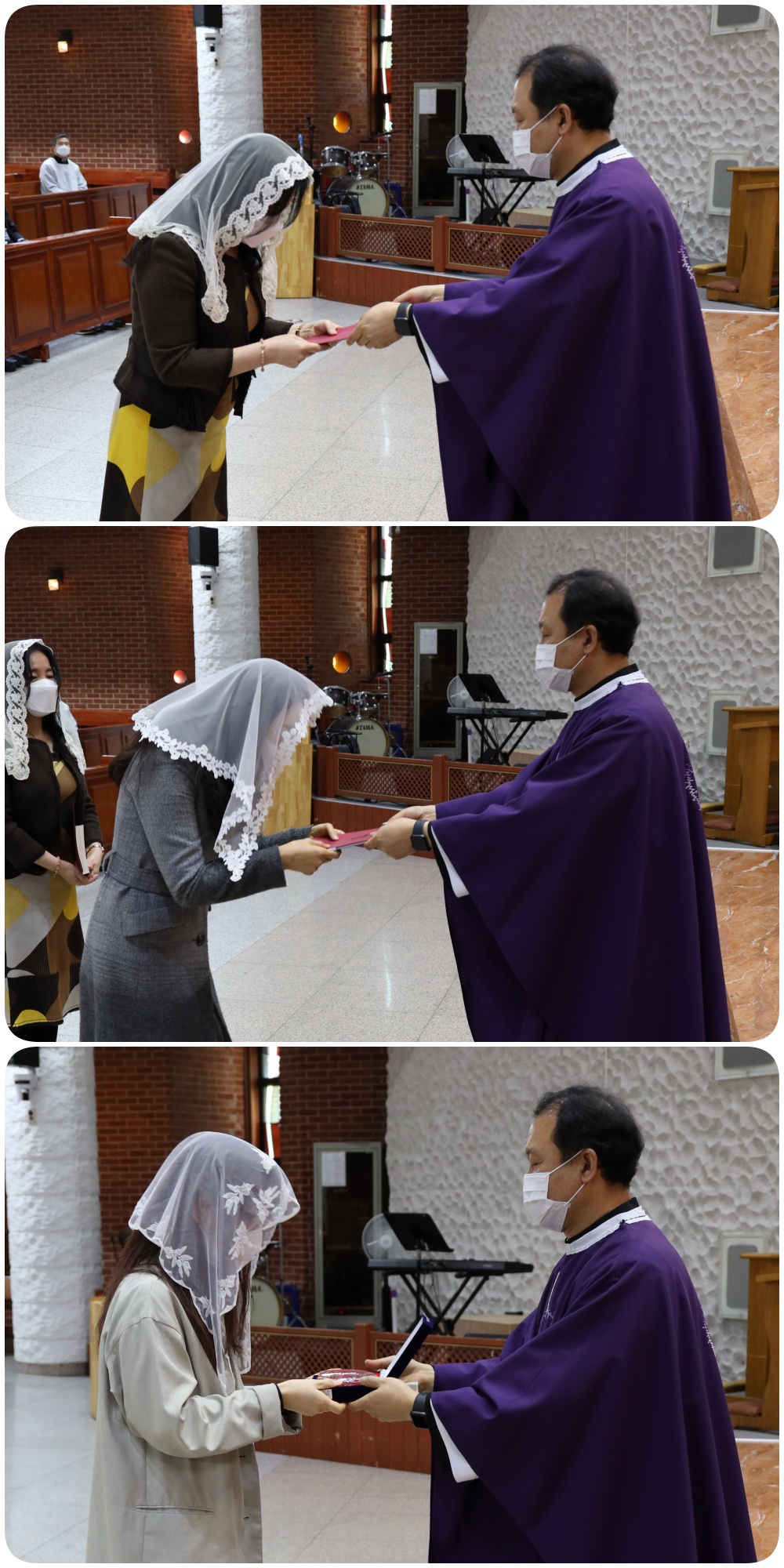 20211128- 교구 성경공부수료증, 교리교사 근속 표창장 수여식