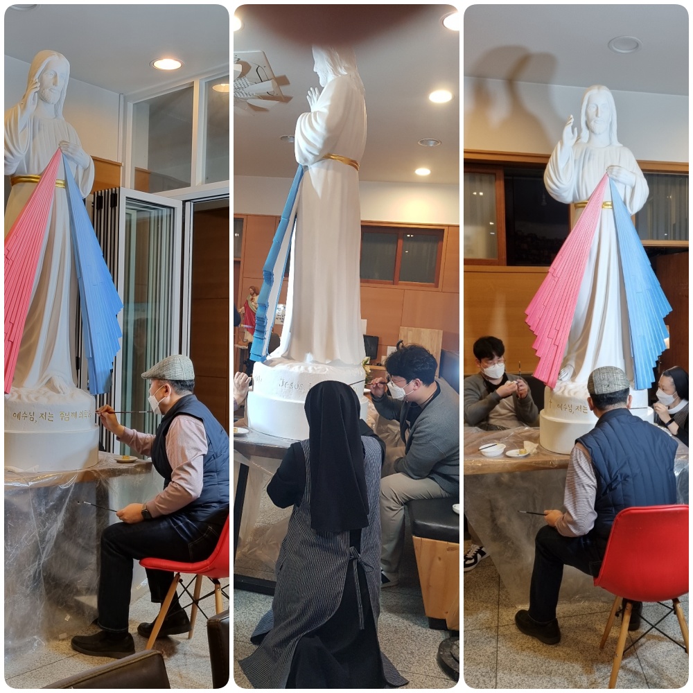 220422-자비의 예수님 상 채색