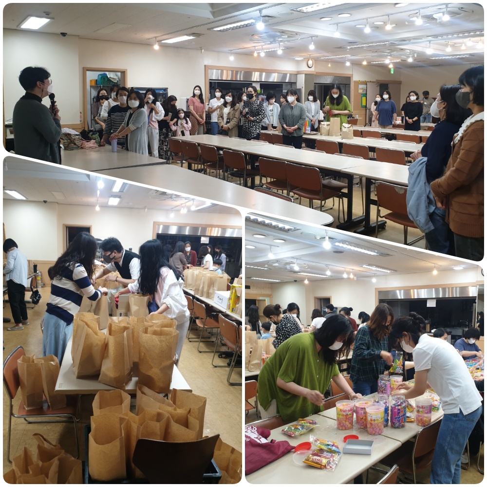 220514-가정의 달 맞이 아이들, 부모님 선물 포장