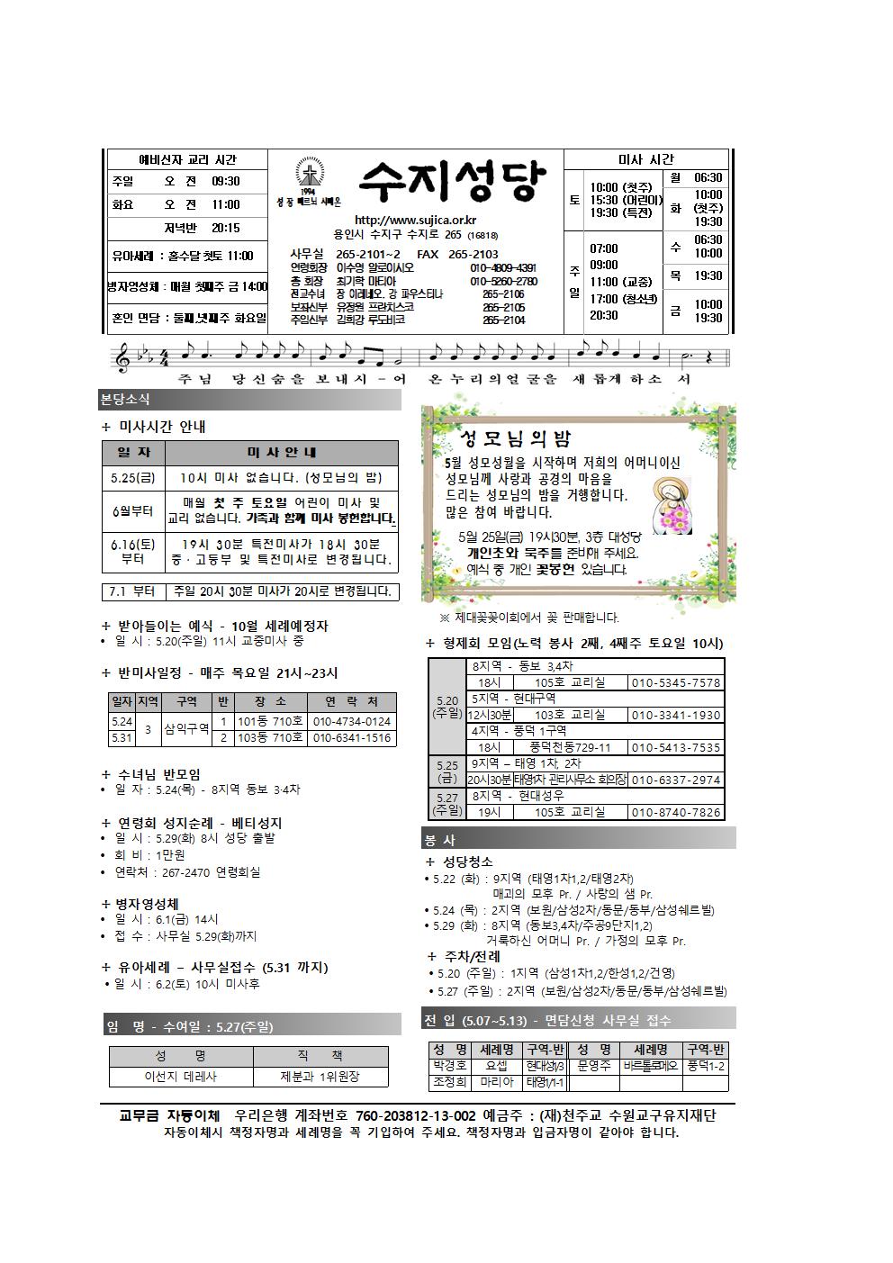 성령강림대축일(18.5.20)