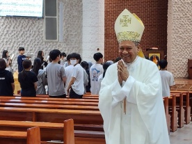 230610-인도주교회의 사무총장 펠릭스 마차도 대주교 미사집전
