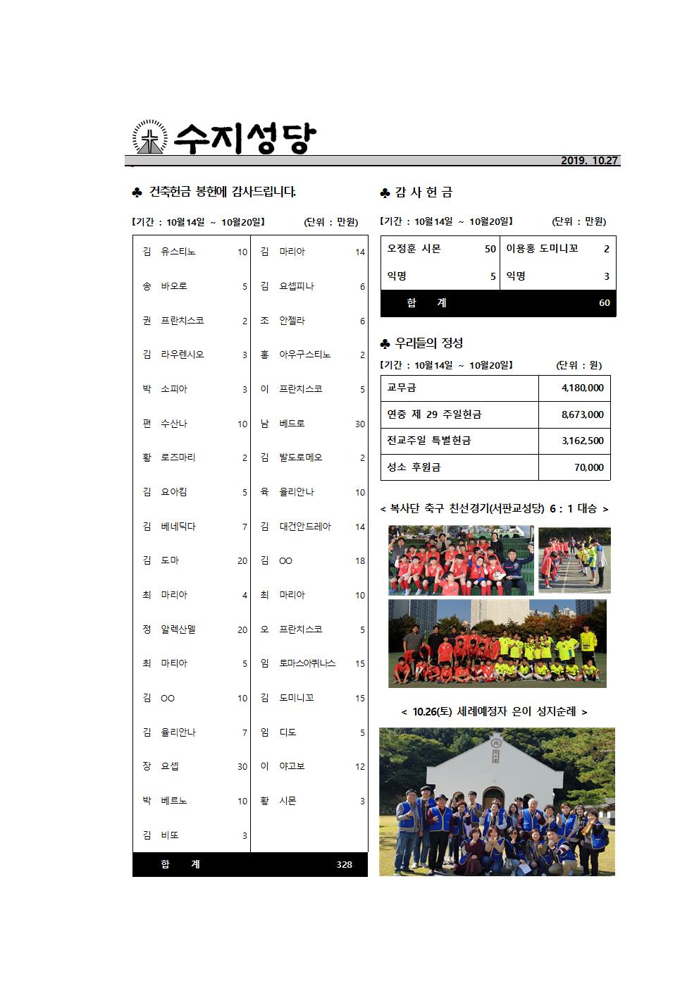 191027 – 연중 제30주일