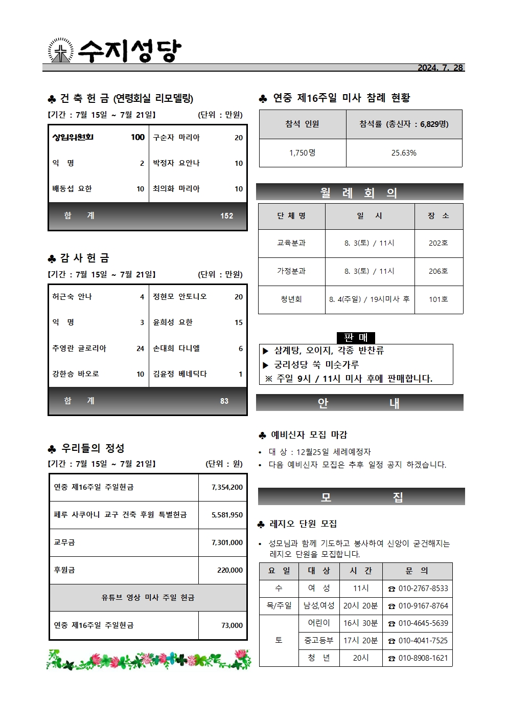 2024. 7. 28 – 연중 제17주일(세계 조부모와 노인의 날)