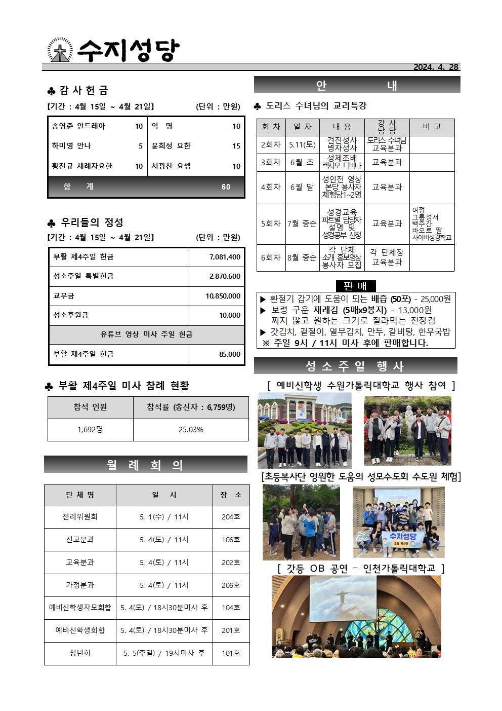 2024. 4. 28 – 부활 제5주일