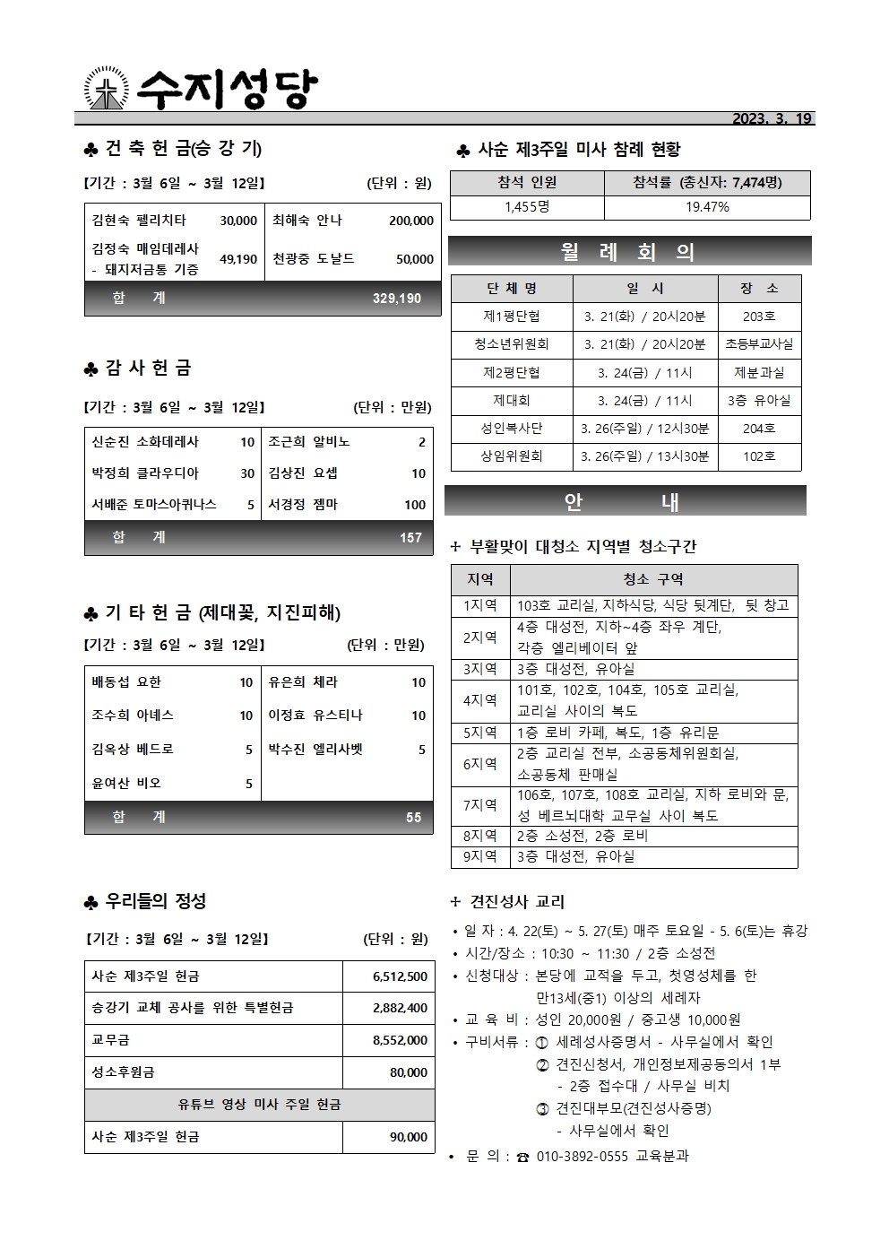2023. 3.19 – 연중 제4주일
