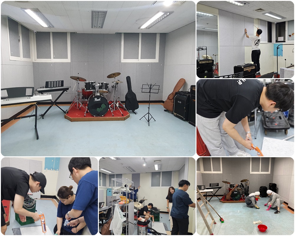 230916~18 청년회 합주실 리모델링