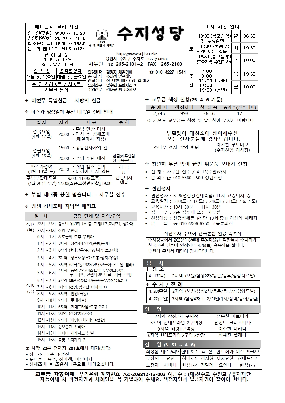2025. 4. 13 – 주님 수난 성지 주일