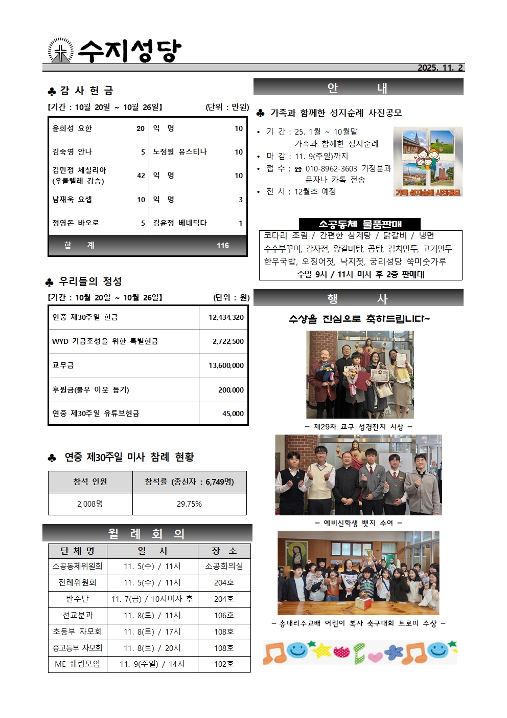 2025. 11. 2 – 죽은 모든 이를 기억하는 위령의 날