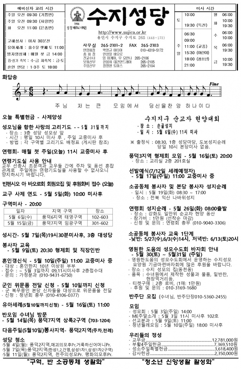 (주보)부활제5주일 15.05.03(나해)