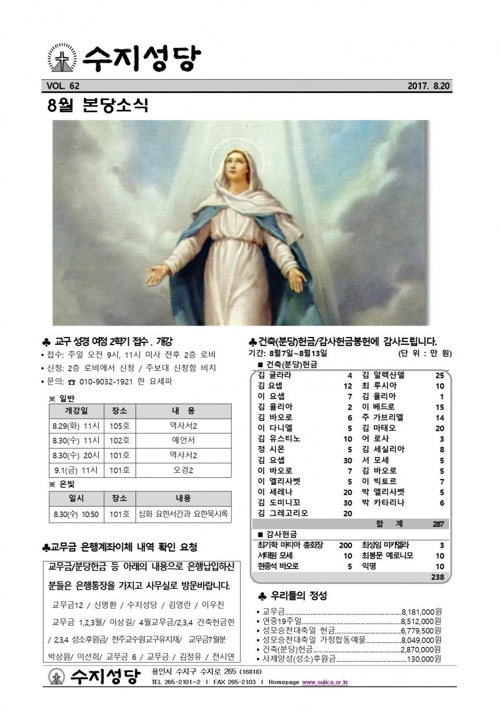 연중 제20주일 (20170820)