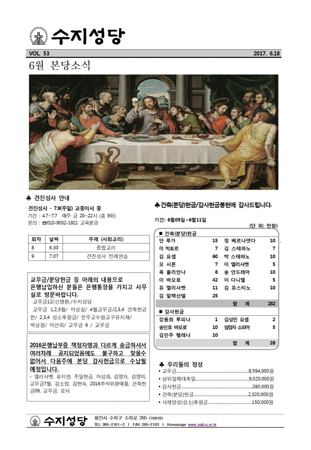 그리스도의 성체 성혈 대축일 (20170618)