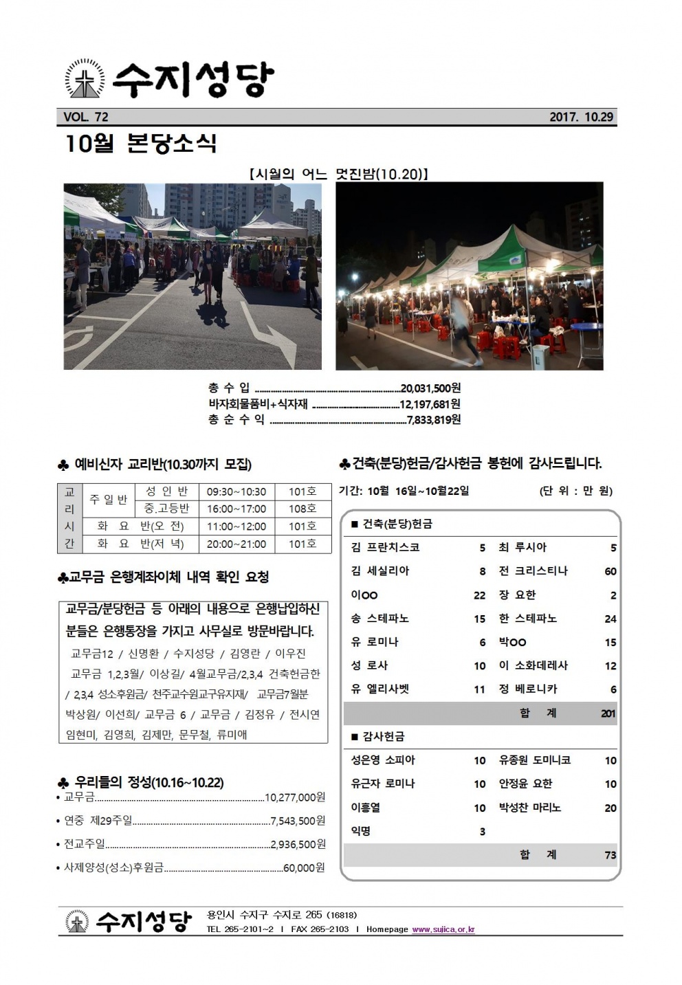 연중 제30주일 (20171029)