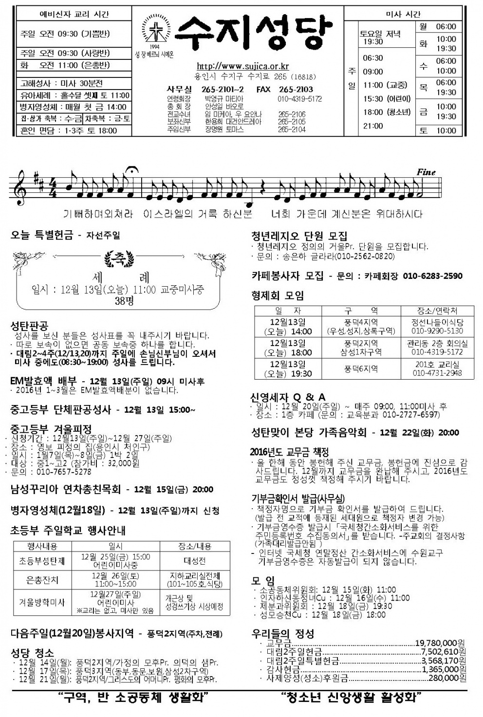 (주보) 대림 제3주일 2015.12.13