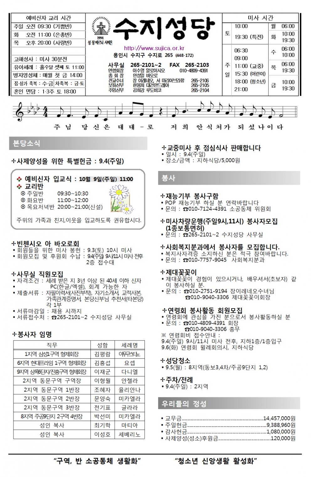 연중 제23주일 (20160904)