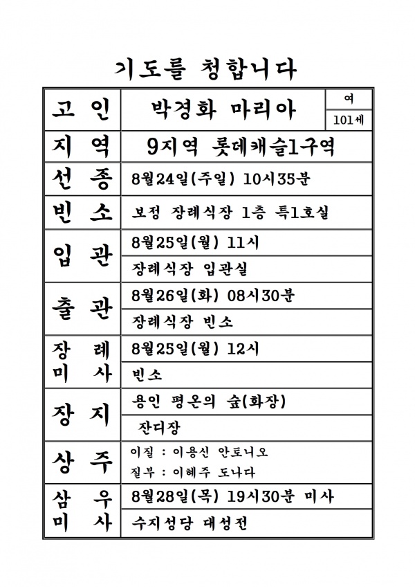연도공지(박경화 마리아)